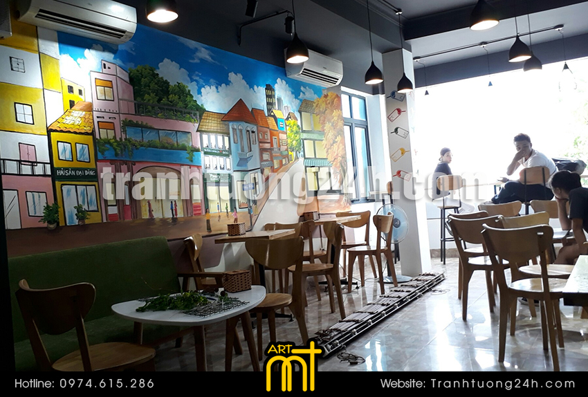 Vẽ tranh tường quán trà sữa Taster|||s Choice